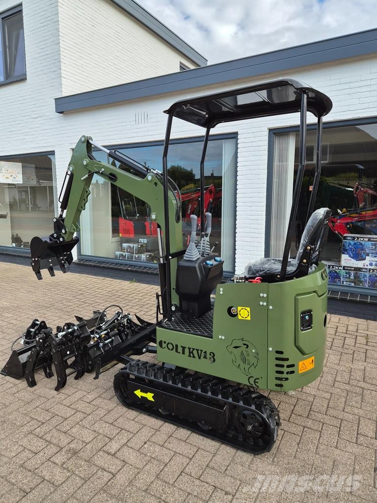 Colt diesel 1300 kg graafmachine! Minigraver army Mini excavadoras < 7t