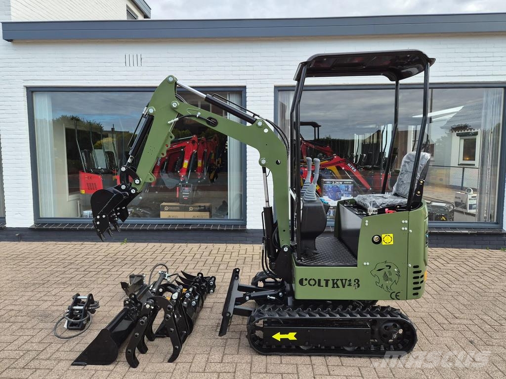 Colt diesel 1300 kg graafmachine! Minigraver army Mini excavadoras < 7t