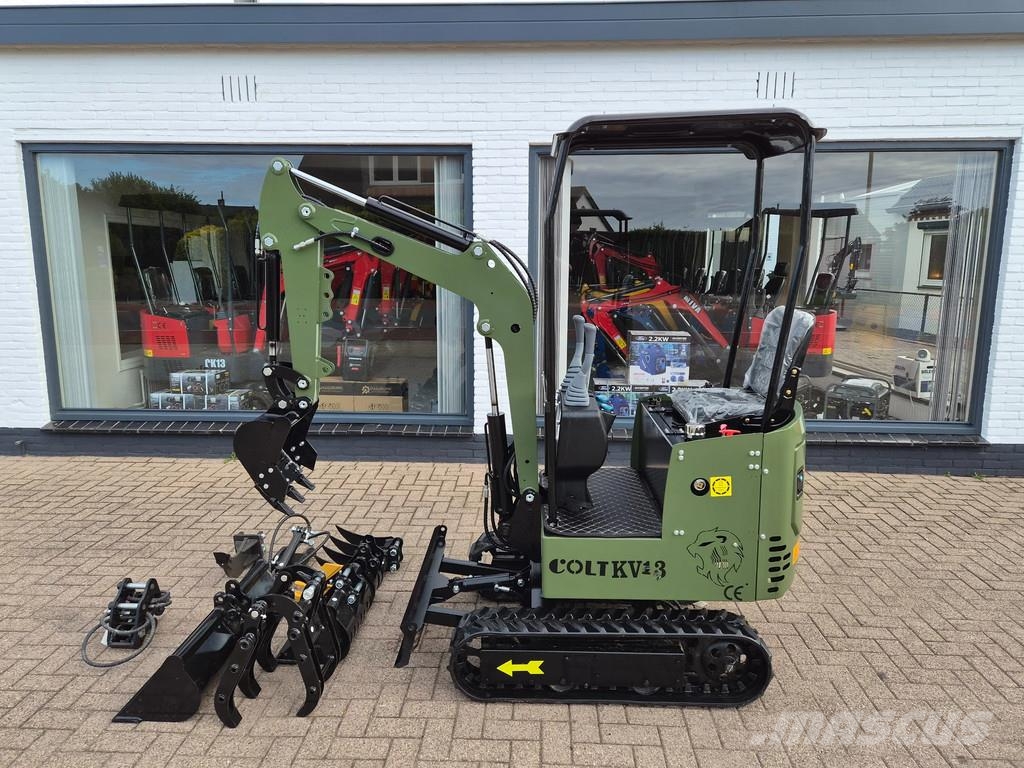 Colt diesel 1300 kg graafmachine! Minigraver army Mini excavadoras < 7t