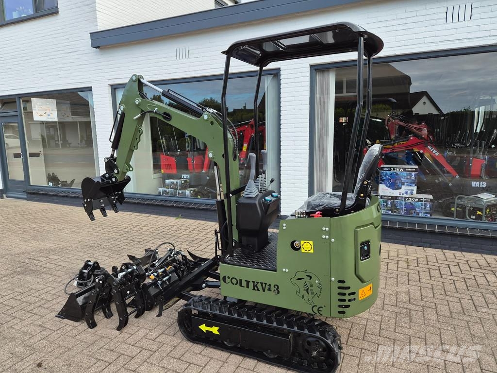 Colt diesel 1300 kg graafmachine! Minigraver army Mini excavadoras < 7t