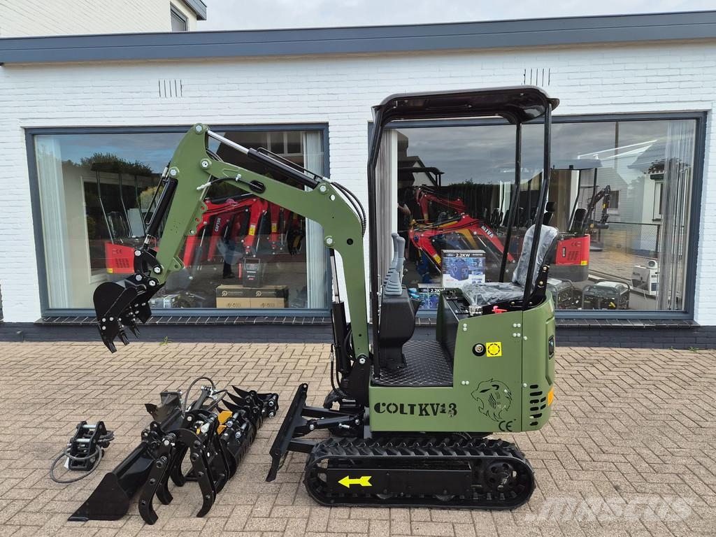Colt diesel 1300 kg graafmachine! Minigraver army Mini excavadoras < 7t