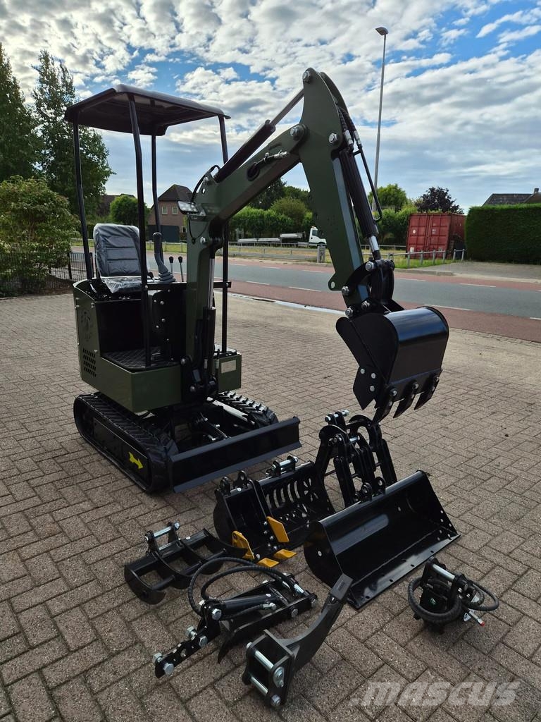 Colt diesel 1300 kg graafmachine! Minigraver army Mini excavadoras < 7t