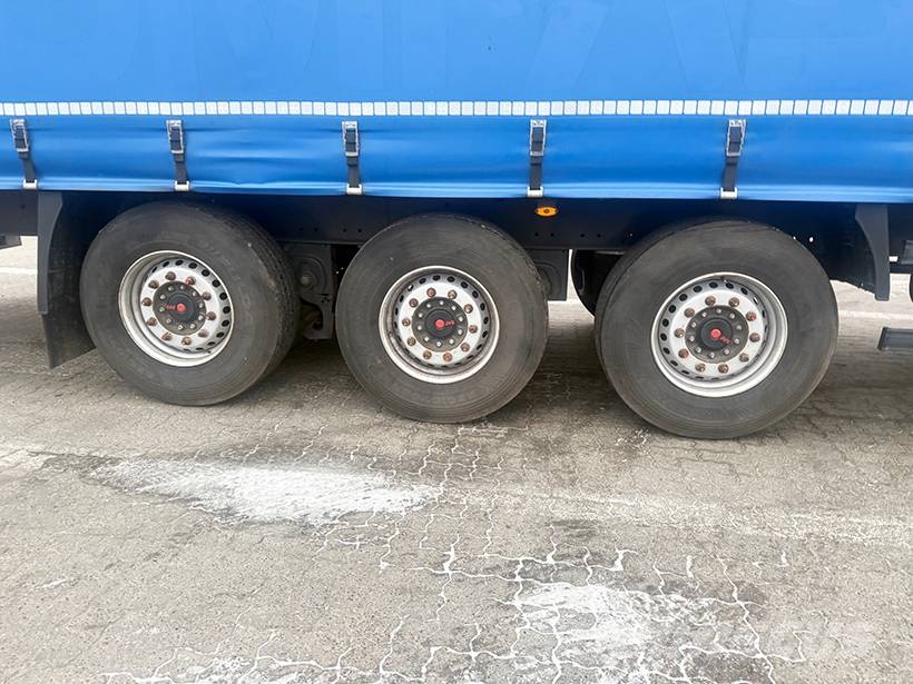 Kel-Berg 3 axle Curtainsider / Planenauflieger Tentinės puspriekabės