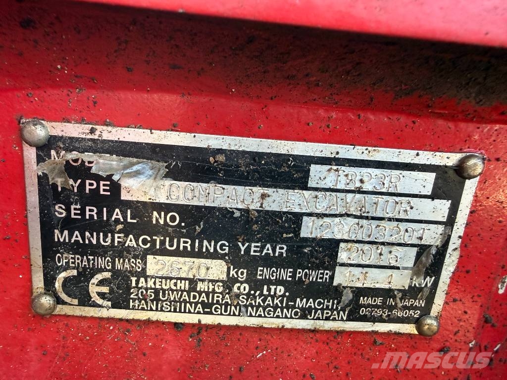 Takeuchi TB 23 R TB 23 R Mini excavators < 7t