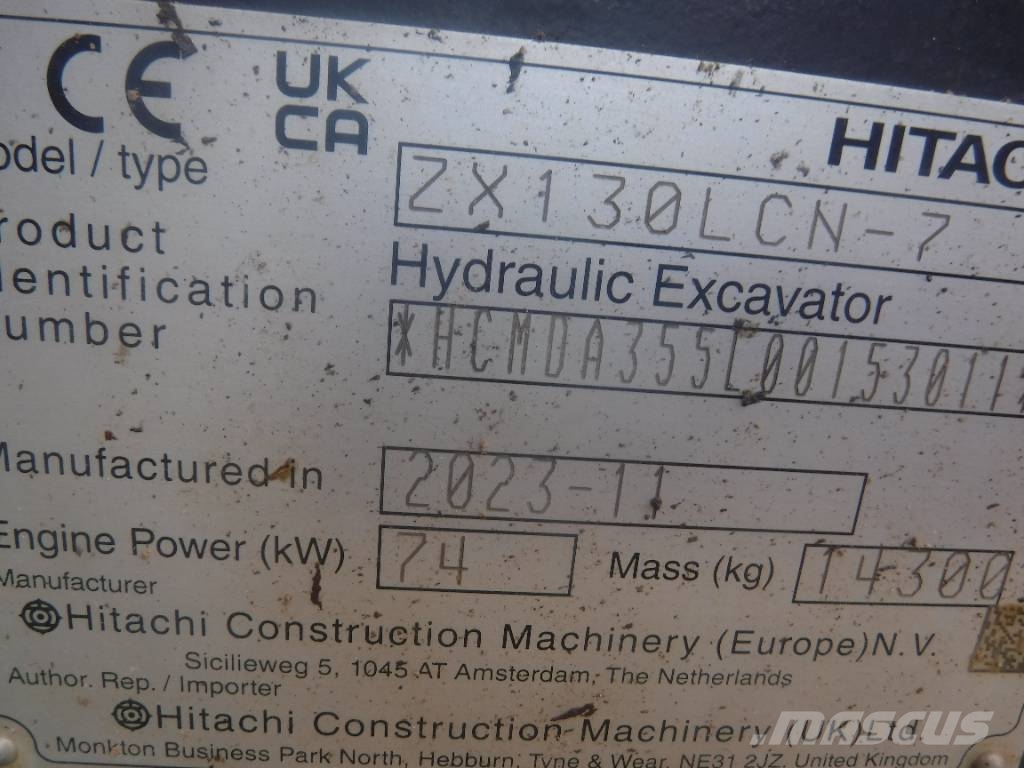 Hitachi ZX 130 LC N-7 Εκσκαφείς με ερπύστριες