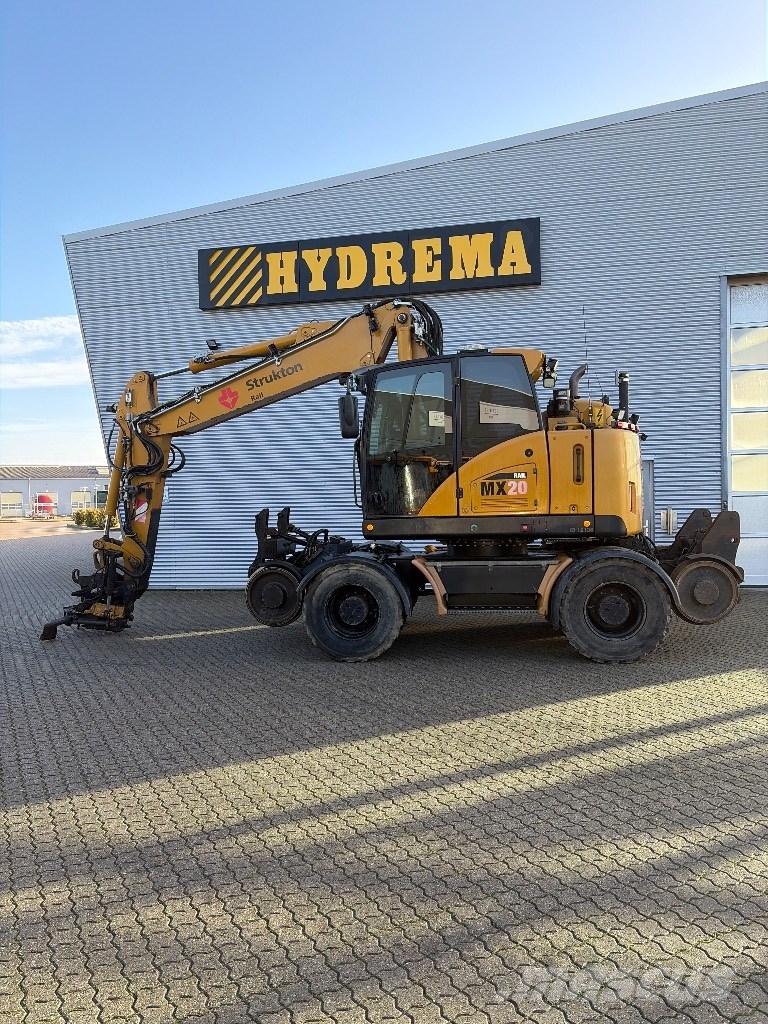 Hydrema MX 20 Rail Gumikerekes kotrók