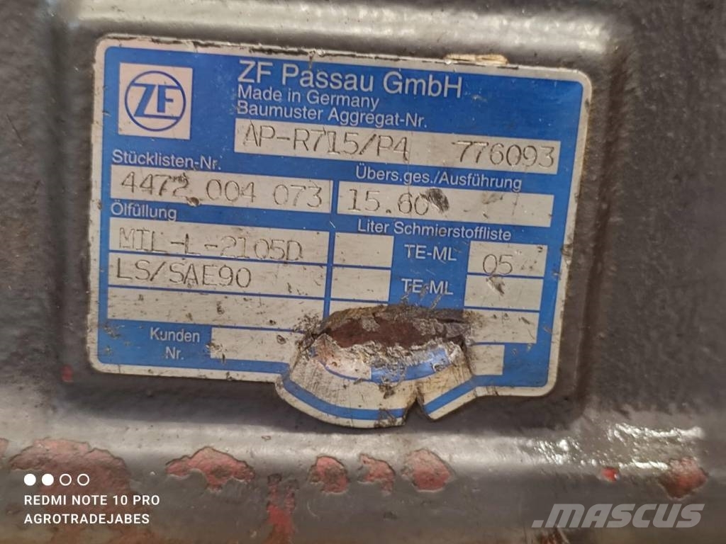 Volvo Drive axle AP-R715/P4 776093 Volvo L 25 Asis