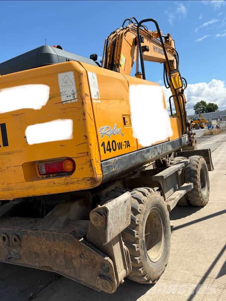 Hyundai 140w-7 حفارات بعجل