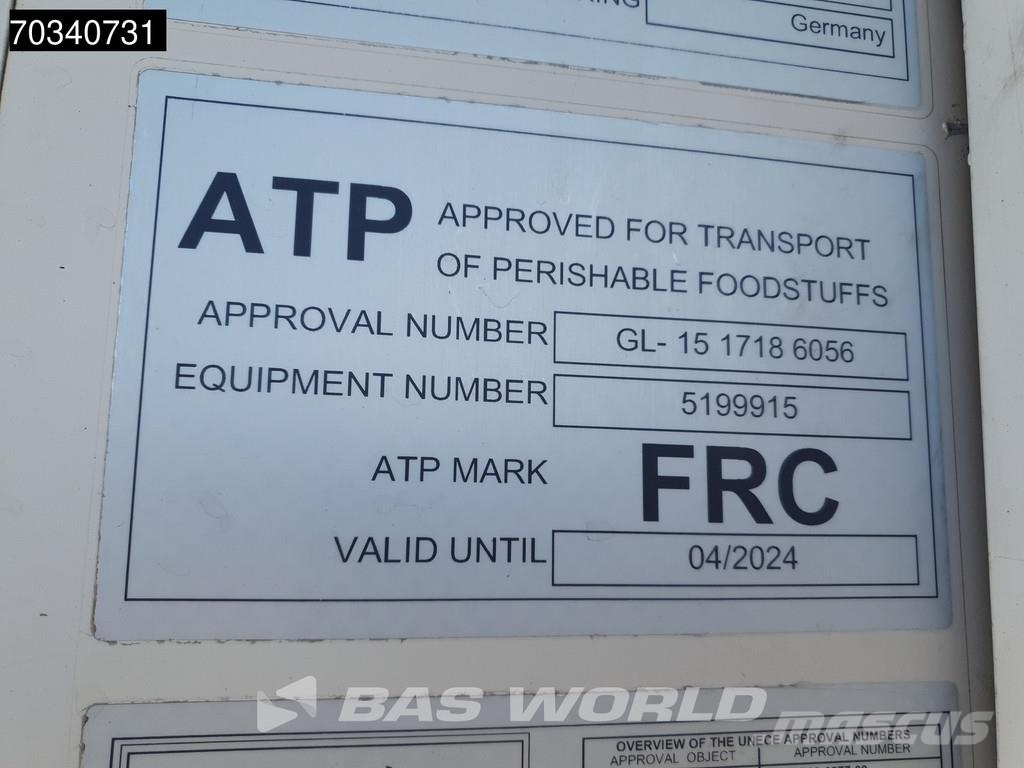 Schmitz Cargobull SCB*S3B 3 axles Bi-temp Doppelstock Lift Axle TUV نصف مقطورات بدرجة حرارة قابلة للضبط