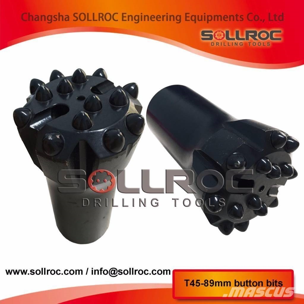 Sollroc brocas de botones (T38, T45, T51, ST58, GT Комплектуючі і запасні частини для бурових установок