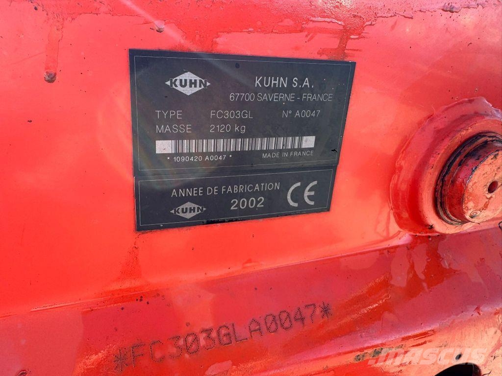 Kuhn FC 303 GL Χορτοκοπτικά επιβίβασης και έλξης