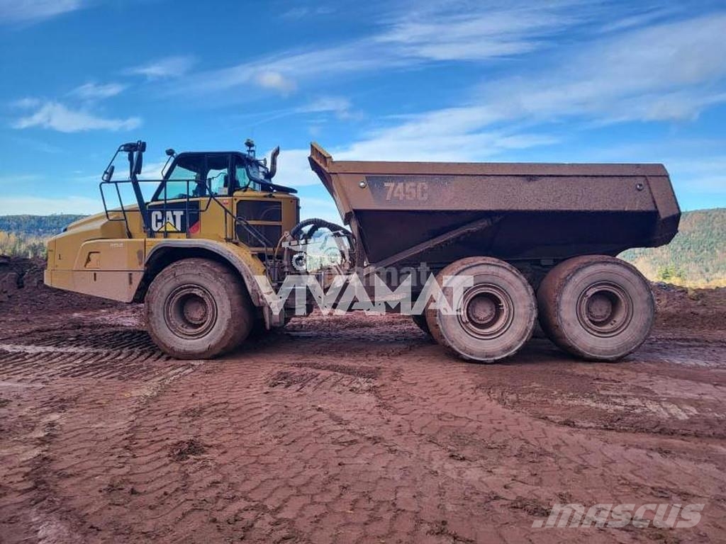 CAT 745 C Karjeriniai savivarčiai