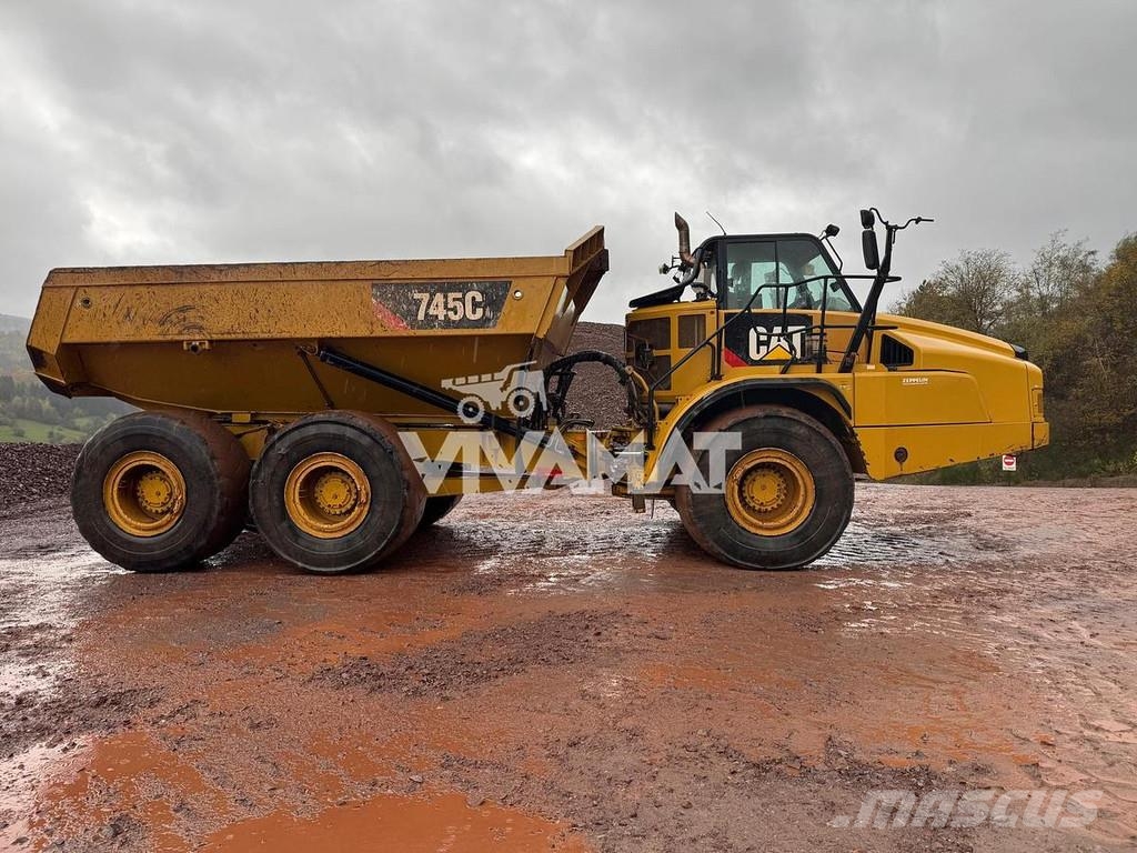CAT 745 C Karjeriniai savivarčiai