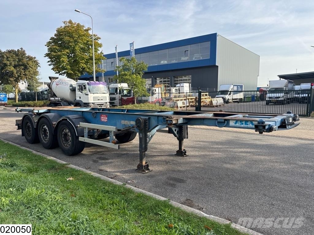 Asca Container ADR, 20 - 30 ft Konteinerveo poolhaagised