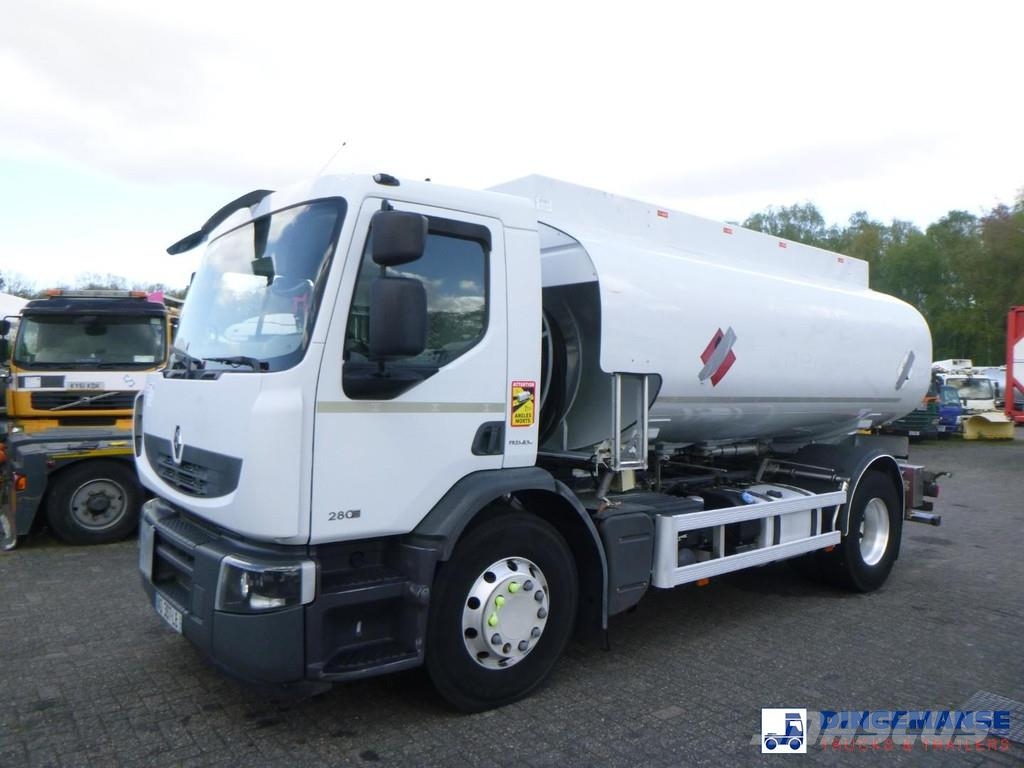 Renault Premium 280 dxi 4x2 fuel tank 13.6 m3 / 4 comp 탱커 트럭