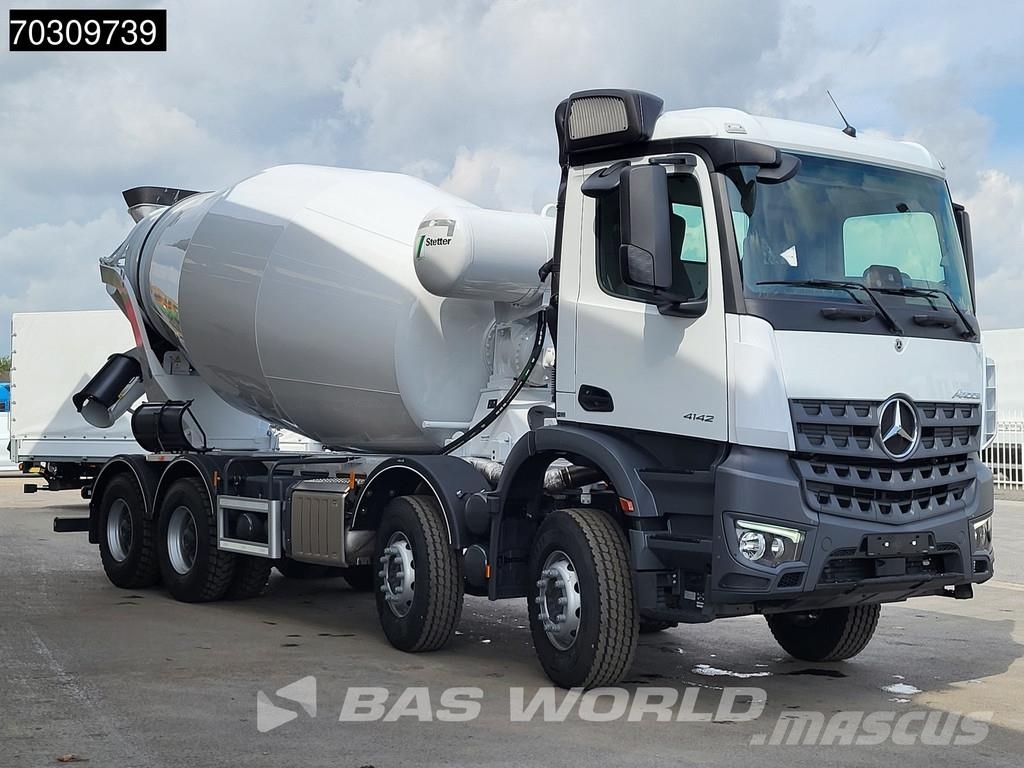 Mercedes-Benz Arocs 4142 8X4 NEW German Registration! 12m3 Stett ミキサー車
