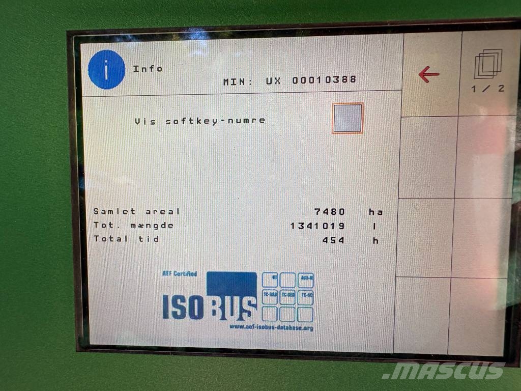Amazone UX 3200 Super Vlečne škropilnice