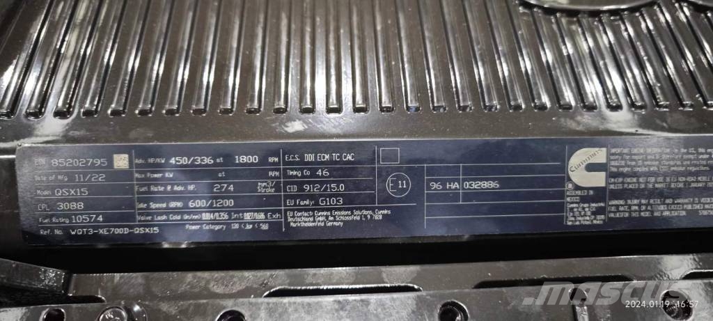 Cummins QSX15 construction machinery motor 发动机
