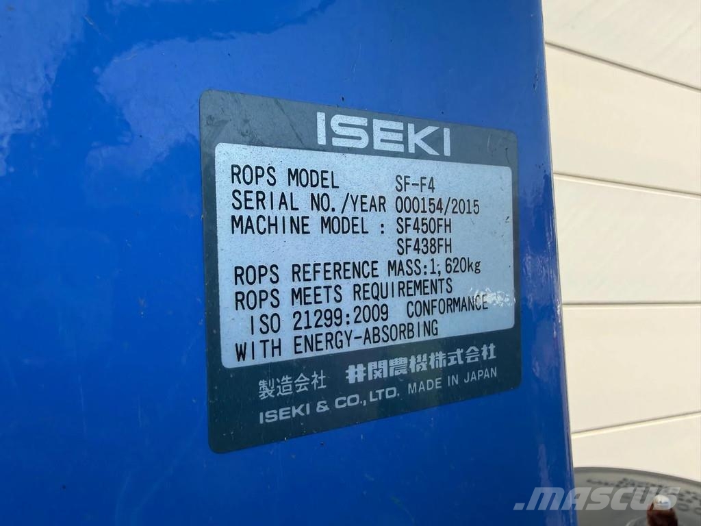 Iseki SF450/SBC1300F Самохідні газонокосарки