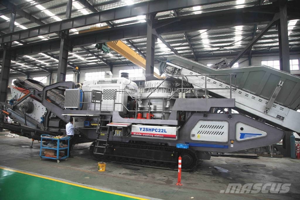 Liming Y3S2160 Mobile hydraulic Cone Crusher with Screen Mobile Brecher