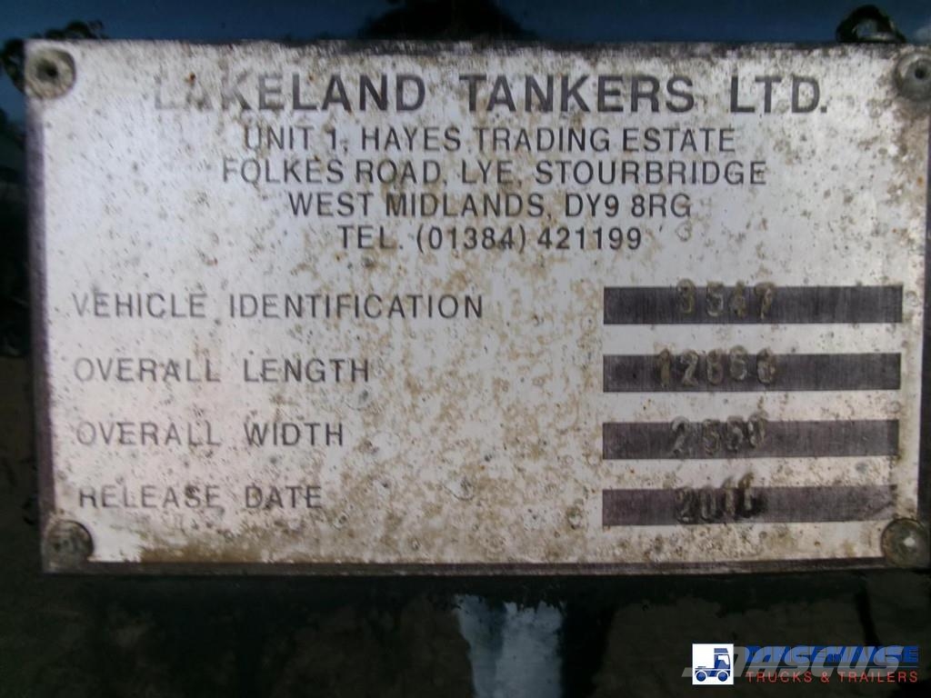 Lakeland Fuel tank alu 43 m3 / 6 comp Semi remorque citerne