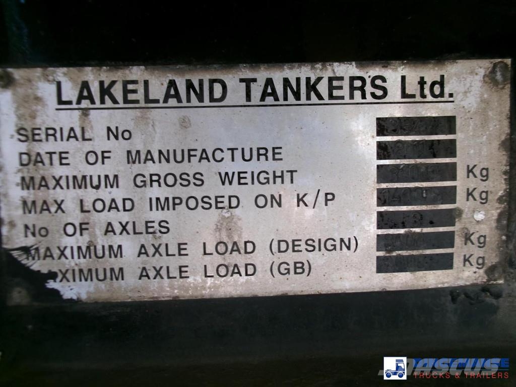 Lakeland Fuel tank alu 43 m3 / 6 comp Semi remorque citerne