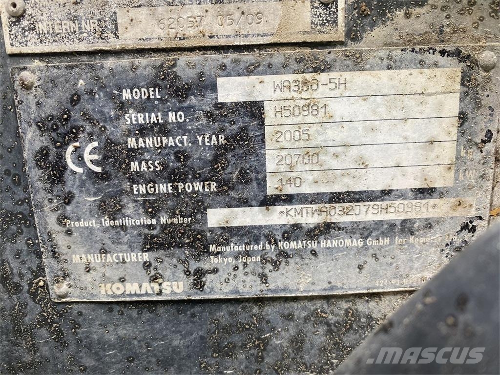 Komatsu WA380-5 Hjullastare