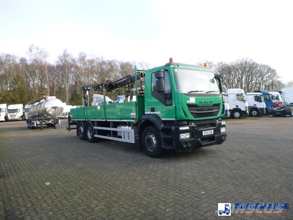 Iveco Stralis 310 6x2 Euro 6 RHD + Atlas 129.3 crane Kranen voor alle terreinen