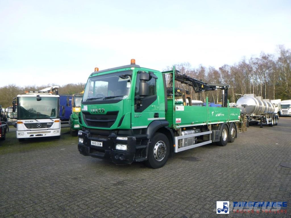 Iveco Stralis 310 6x2 Euro 6 RHD + Atlas 129.3 crane Kranen voor alle terreinen