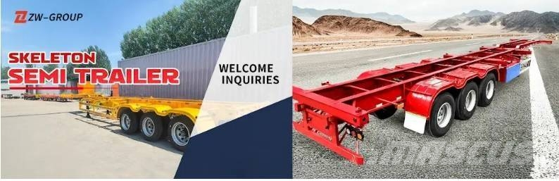 ZW Group ZW-GROUP 40ft Skeleton Semi Trailer Semirremolques en chasís