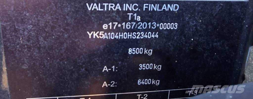 Valtra A 104 拖拉机/农用车