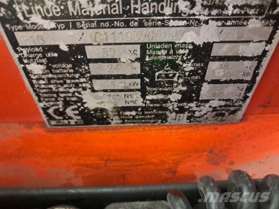 Linde P10 1193 Serie Platformna kolica