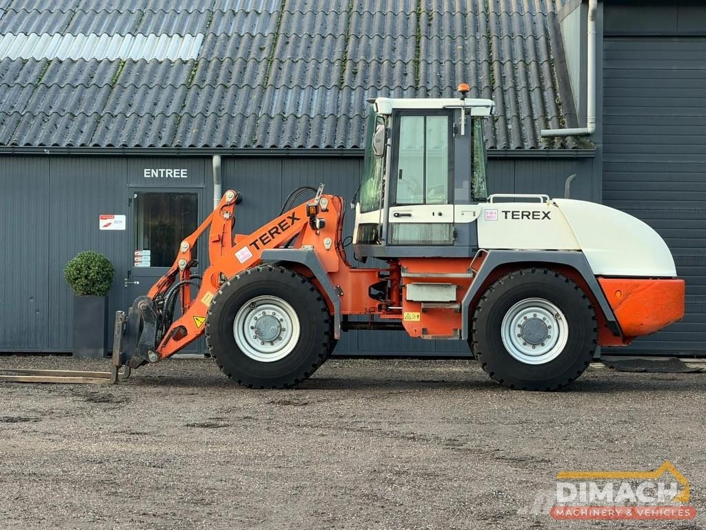 Terex TL160 Quick coupler + Bucket + Forks - Air conditi Wielladers