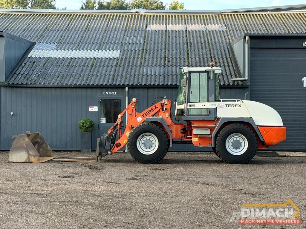 Terex TL160 Quick coupler + Bucket + Forks - Air conditi Wielladers