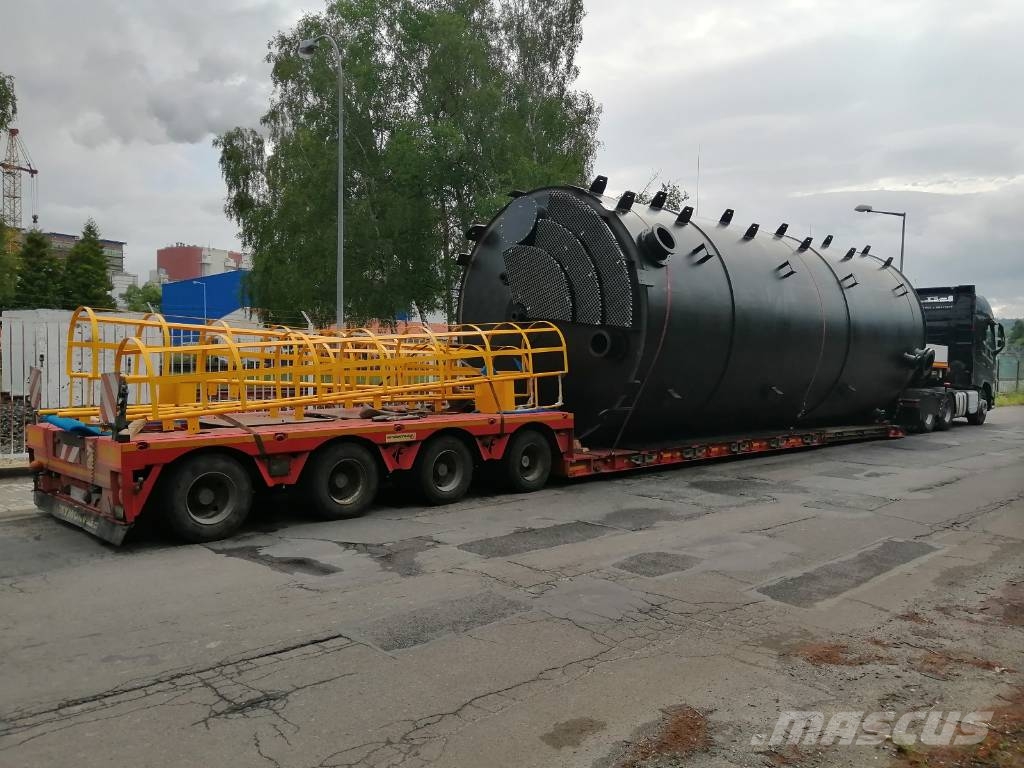 Faymonville TL Variante STBZ-4VA نصف مقطورة مسطحة منخفضة