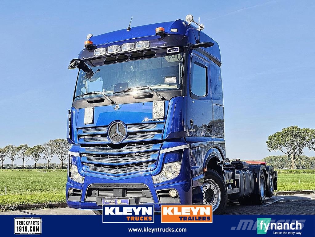 Mercedes-Benz ACTROS 2551 6X2 STEERAXLE RETARDER BIGSPACE XENON Hook lift trucks