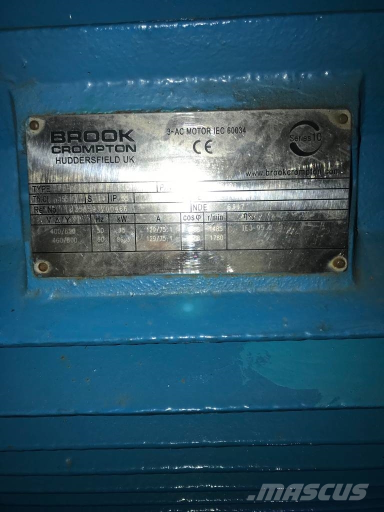 Brook Crompton silnik elektryczny IE3 75kW Motory