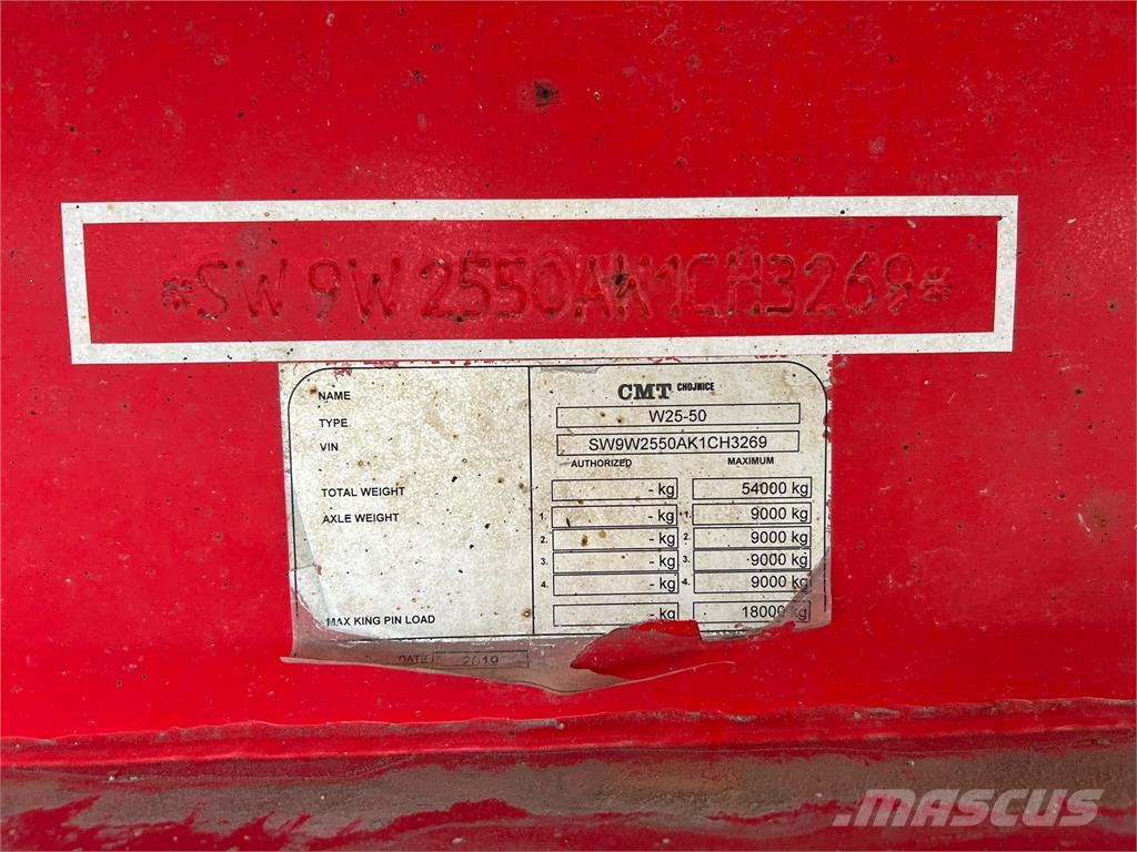 CMT W25 Semirremolques bañera