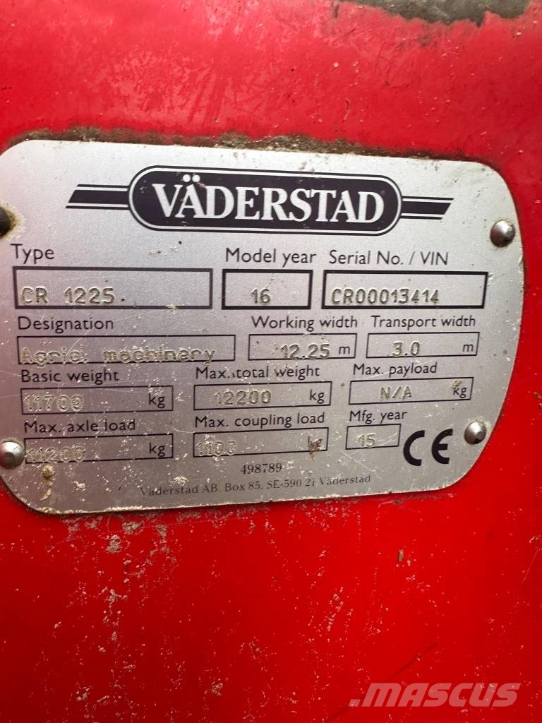 Väderstad Carrier1225 Disc harrows