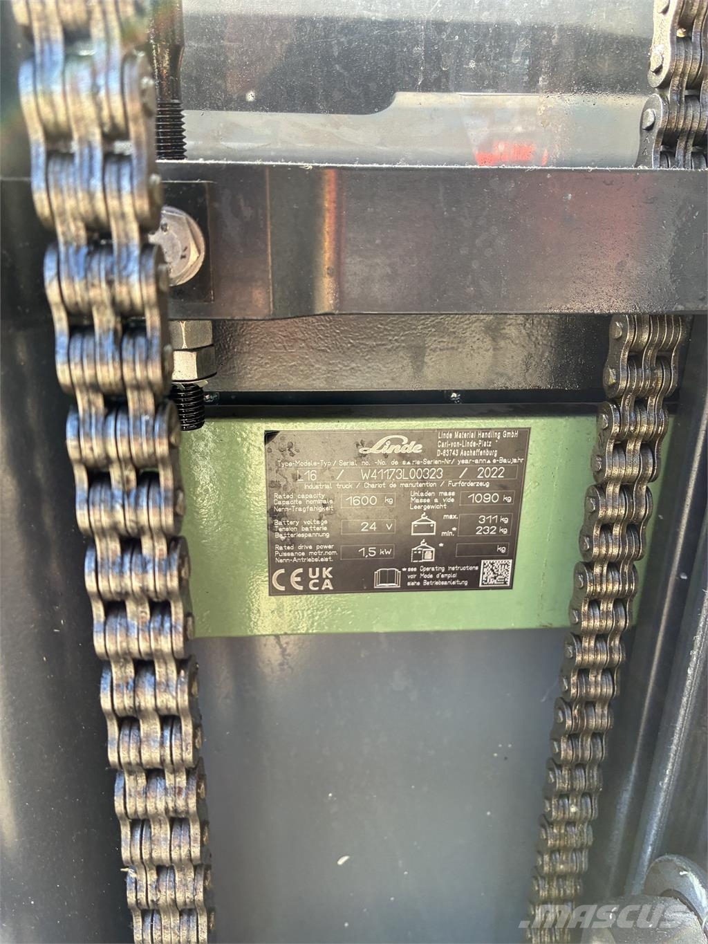 Linde L16i شاحنات مناولة ذاتية الدفع