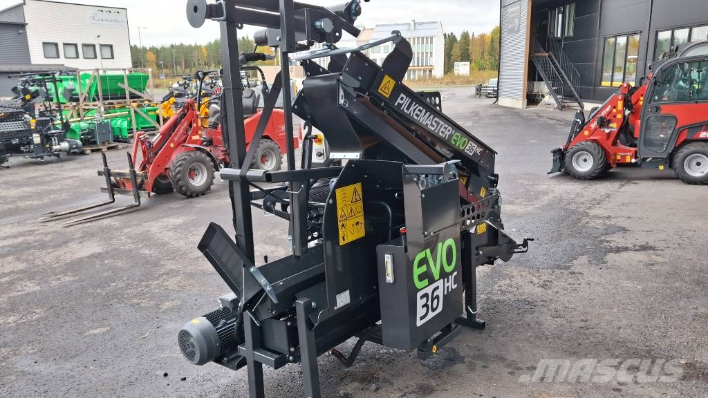 Pilkemaster Evo 36HC sähkömoottorilla heti toimitukseen Koka šķēlēji, frēzes, šķeldotāji