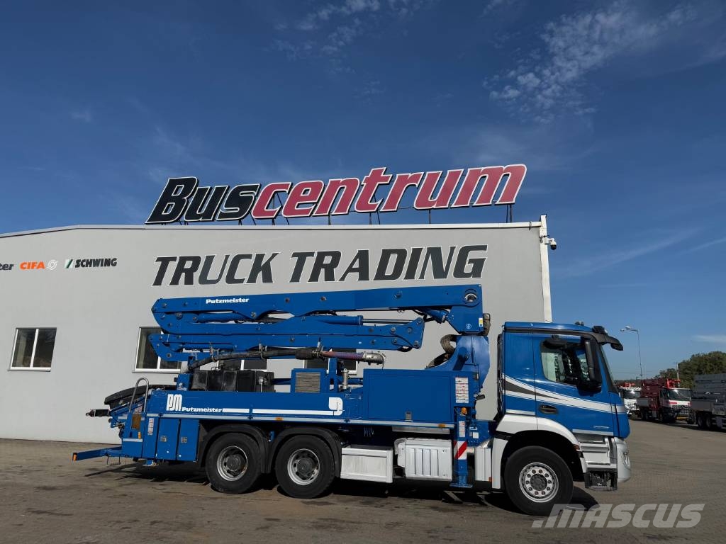 Mercedes-Benz Arocs 2636 Putzmeister 28-4.16H Concrete pump trucks