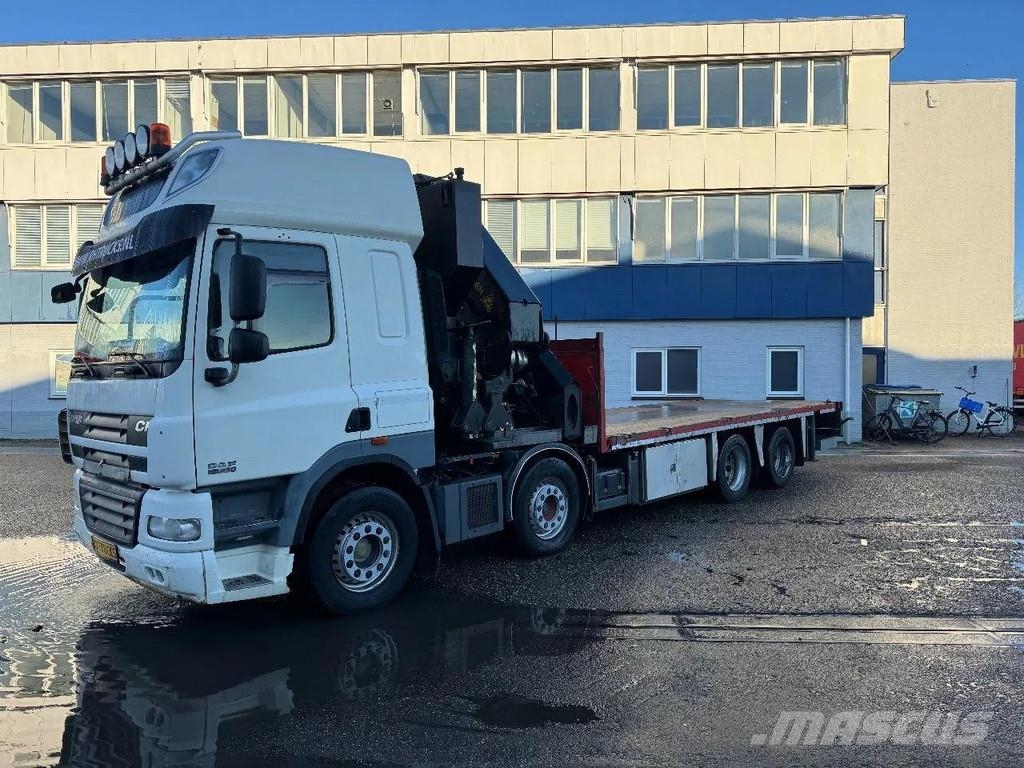 DAF CF 85.410 8X2 EURO 5 PALFINGER PK 62002 + REMOTE C Kranen voor alle terreinen