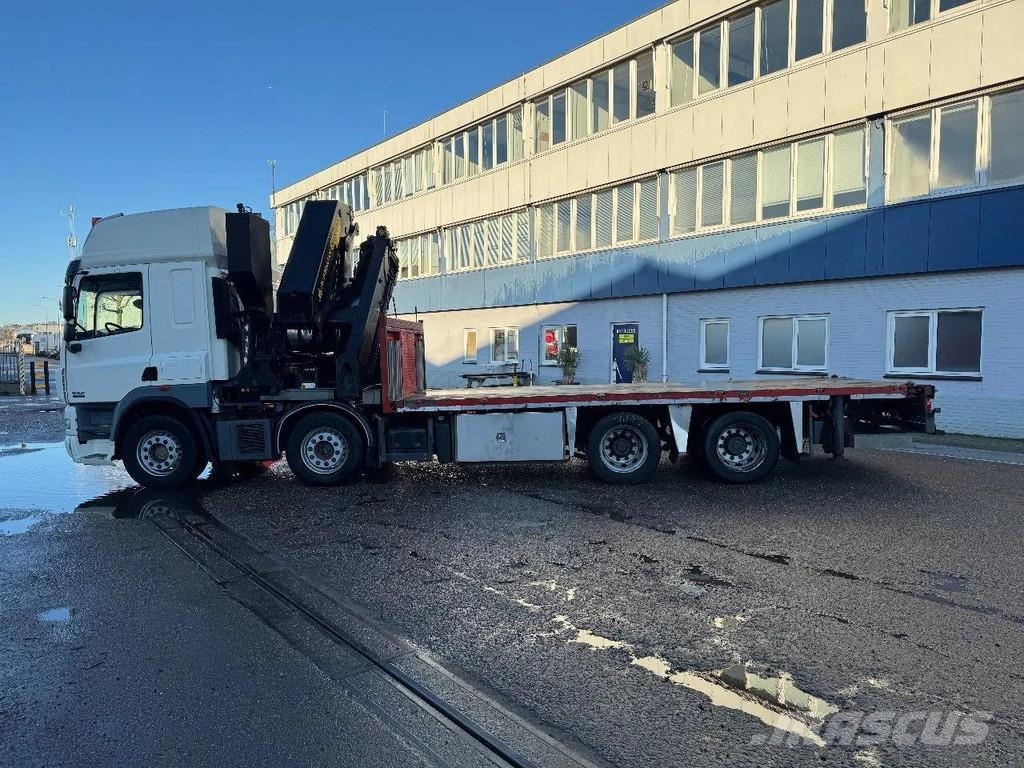 DAF CF 85.410 8X2 EURO 5 PALFINGER PK 62002 + REMOTE C Kranen voor alle terreinen