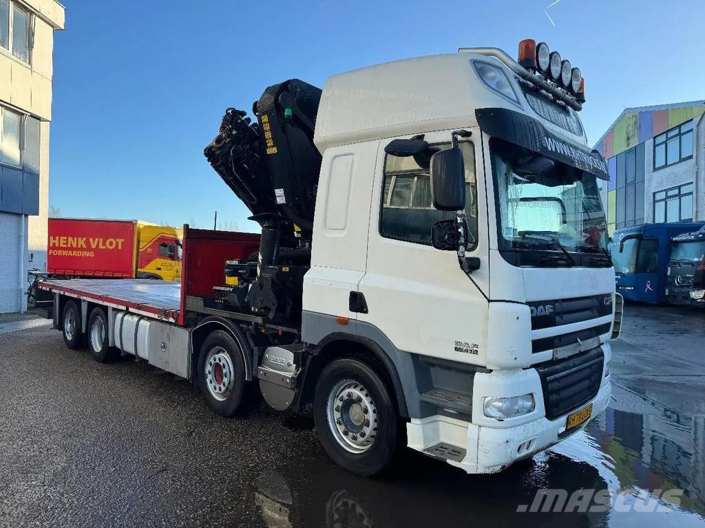 DAF CF 85.410 8X2 EURO 5 PALFINGER PK 62002 + REMOTE C Kranen voor alle terreinen