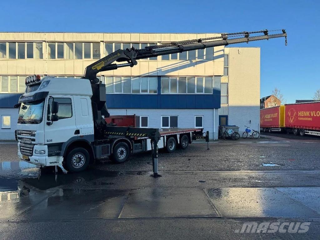 DAF CF 85.410 8X2 EURO 5 PALFINGER PK 62002 + REMOTE C Kranen voor alle terreinen