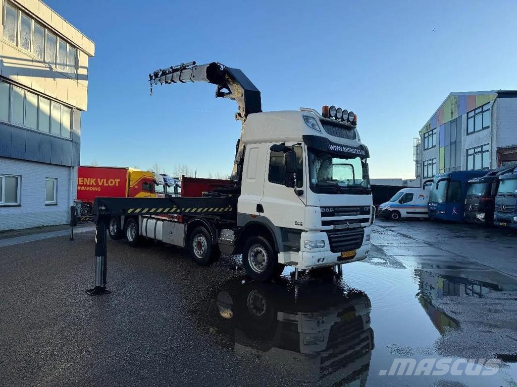 DAF CF 85.410 8X2 EURO 5 PALFINGER PK 62002 + REMOTE C Kranen voor alle terreinen