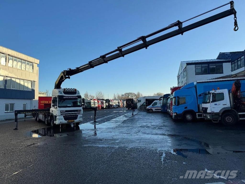 DAF CF 85.410 8X2 EURO 5 PALFINGER PK 62002 + REMOTE C Kranen voor alle terreinen