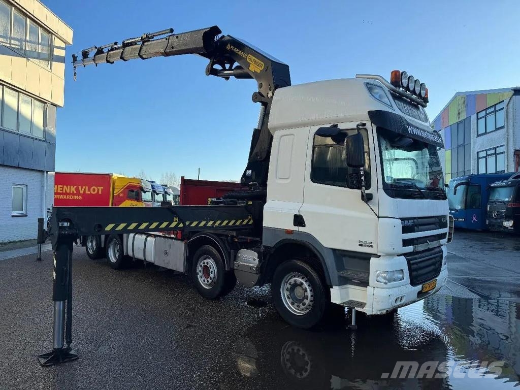 DAF CF 85.410 8X2 EURO 5 PALFINGER PK 62002 + REMOTE C Kranen voor alle terreinen