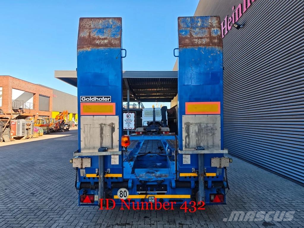 Goldhofer TU 3-24/80 Góndola de cama rebajada
